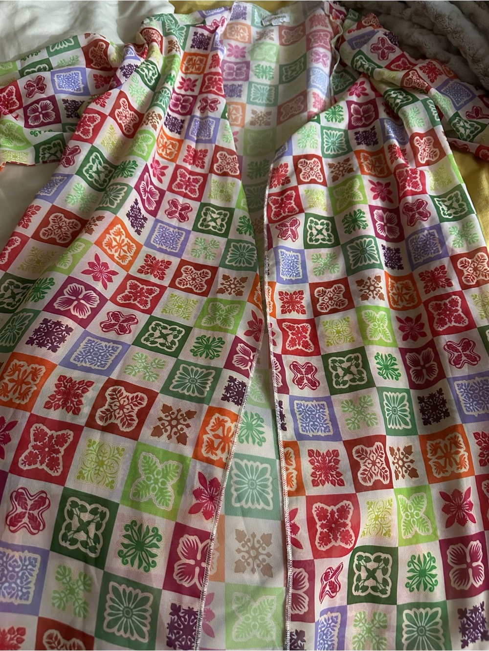Hawaiian Quilt From Leikinis Kimono style cover up